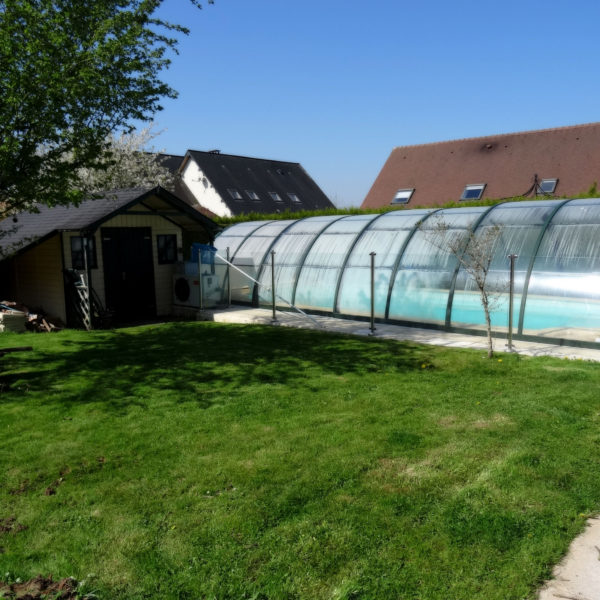 Avant (before) – Le jardin - Végétal & minéral en harmonie - Vert Iris